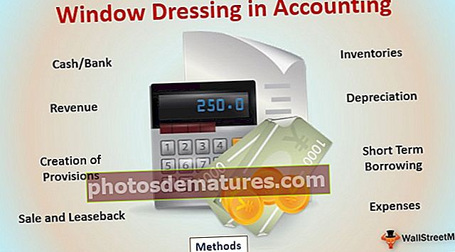 Window Dressing sa Accounting