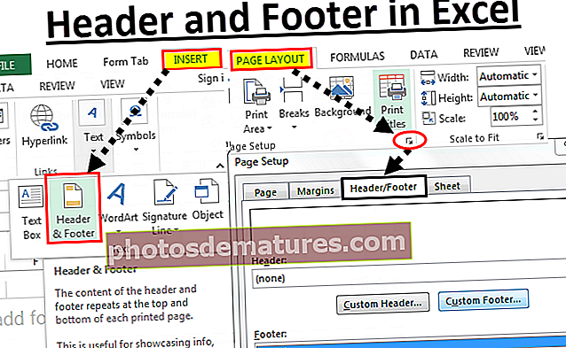 Header at Footer sa Excel