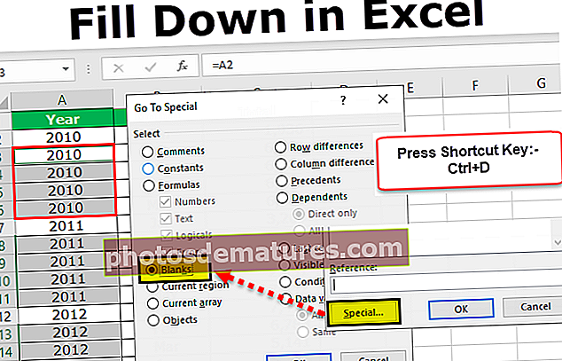 Punan ang Excel