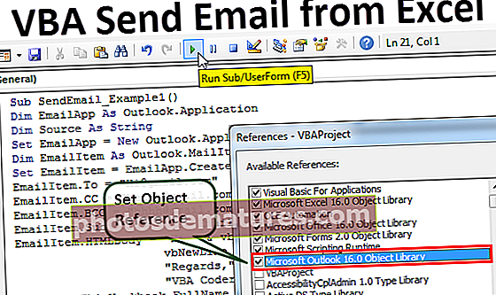 VBA Enviar correu electrònic des d'Excel